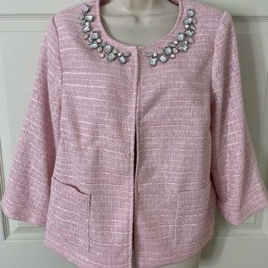 NWT Joan Rivers Embellished Jacket